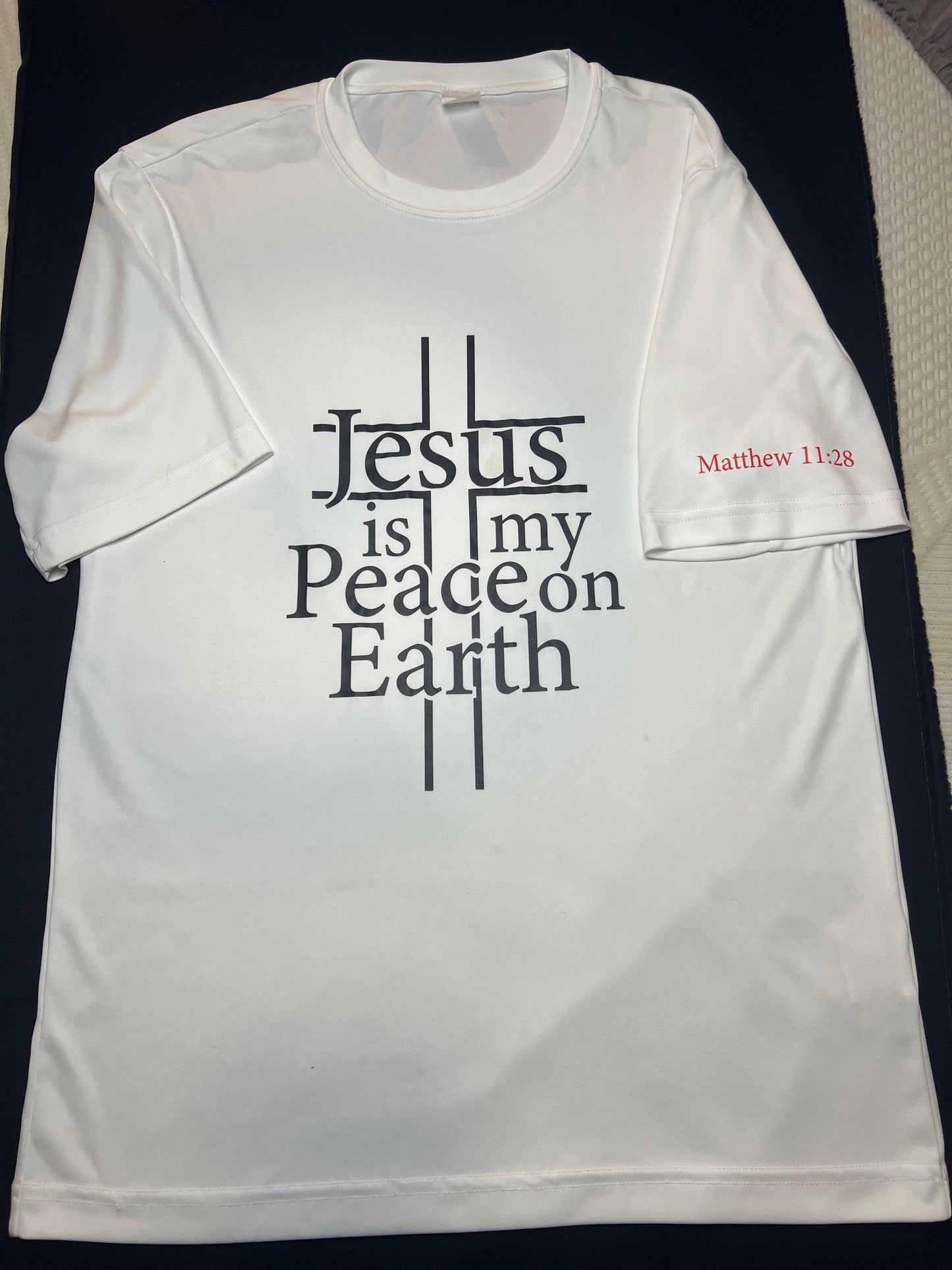 Jesus is my Peace on Earth (Dry-Fit Tshirt)
