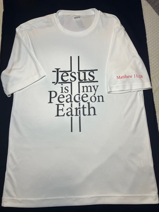 Jesus is my Peace on Earth (Dry-Fit Tshirt)
